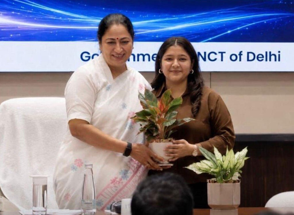 Trinity Group of Institutions Students Shine at Delhi Next: honour of felicitating the Hon’ble Chief Minister of Delhi, Smt. Rekha Gupta Ji